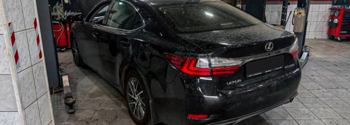 Lexus ES250: замена радиатора охлаждения, помпы и натяжителя приводного ремня