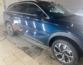 Восстановление лакокрасочного покрытия на кузове Хавал - финальные работы